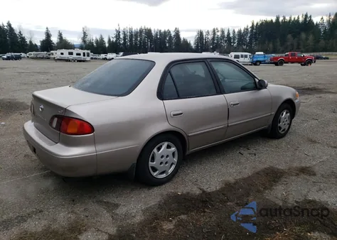 2000 Toyota Corolla Ve из США, поврежденный, VIN 2T1BR18E7YC334418